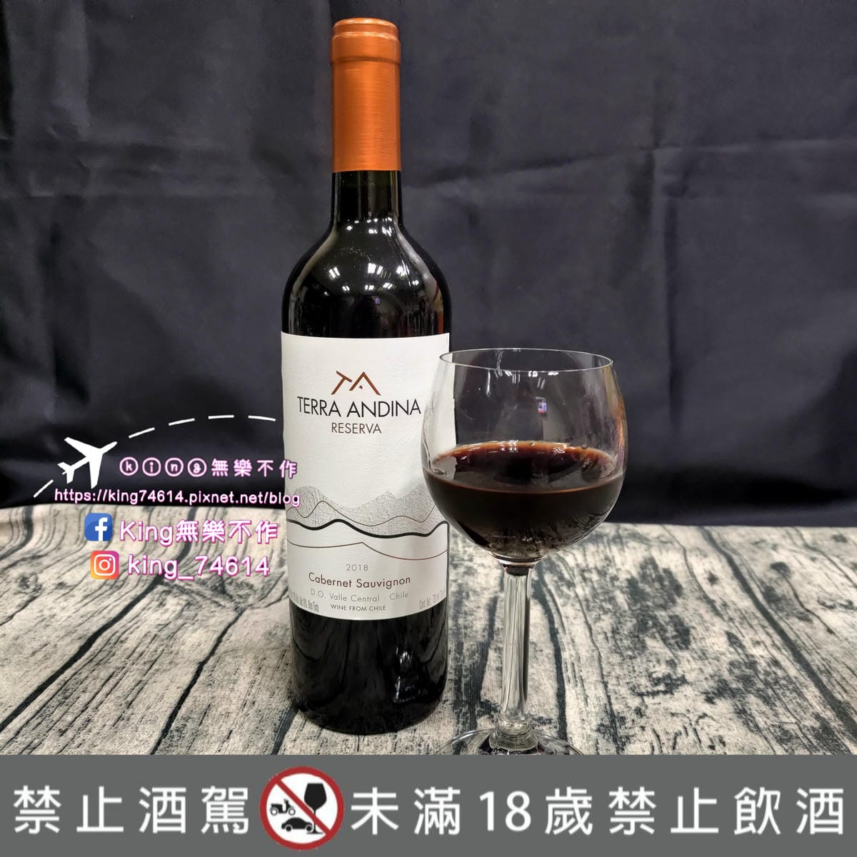 ［開箱］［葡萄酒推薦🍷］智利德安媞娜酒莊-珍藏系列-卡本內蘇