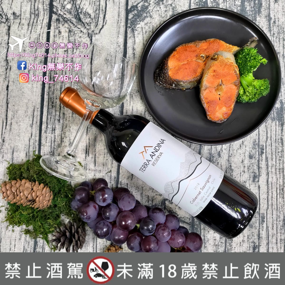 ［開箱］［葡萄酒推薦🍷］智利德安媞娜酒莊-珍藏系列-卡本內蘇